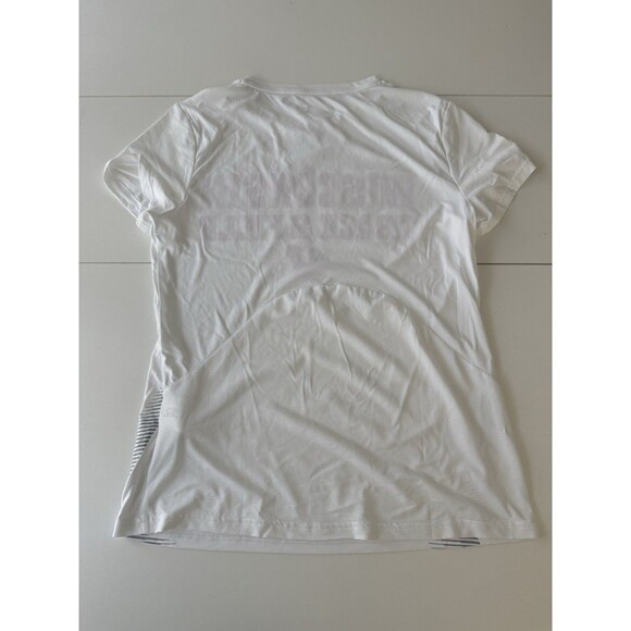 Wisconsin Badgers Under Armour Short Sleeve Shirt Men's White track and field S - Picture 7 of 8